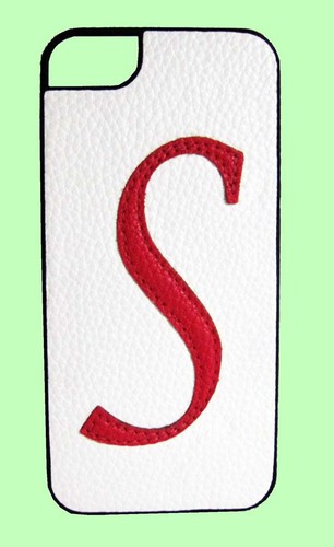 White red leather - leather, "s"