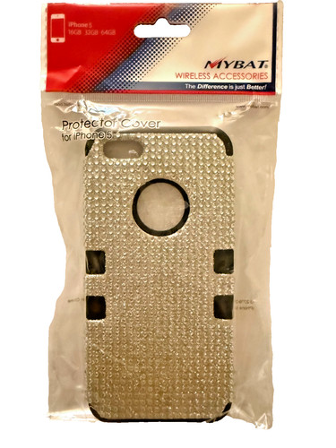 Apple iphone silver bling - 5s,