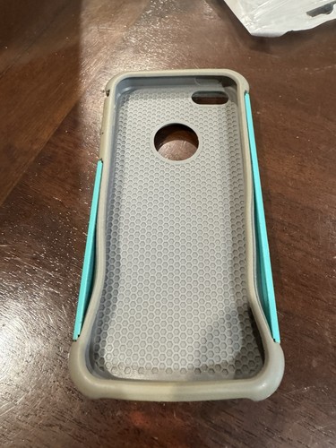 Patterned gray blue brown - blue,